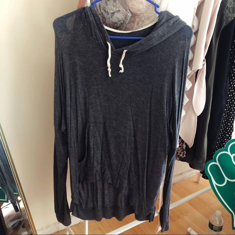 Brandy Melville Hoodie - Dark Grey